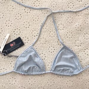 NWT VV Heritage Patchwork Reversible Swim Top